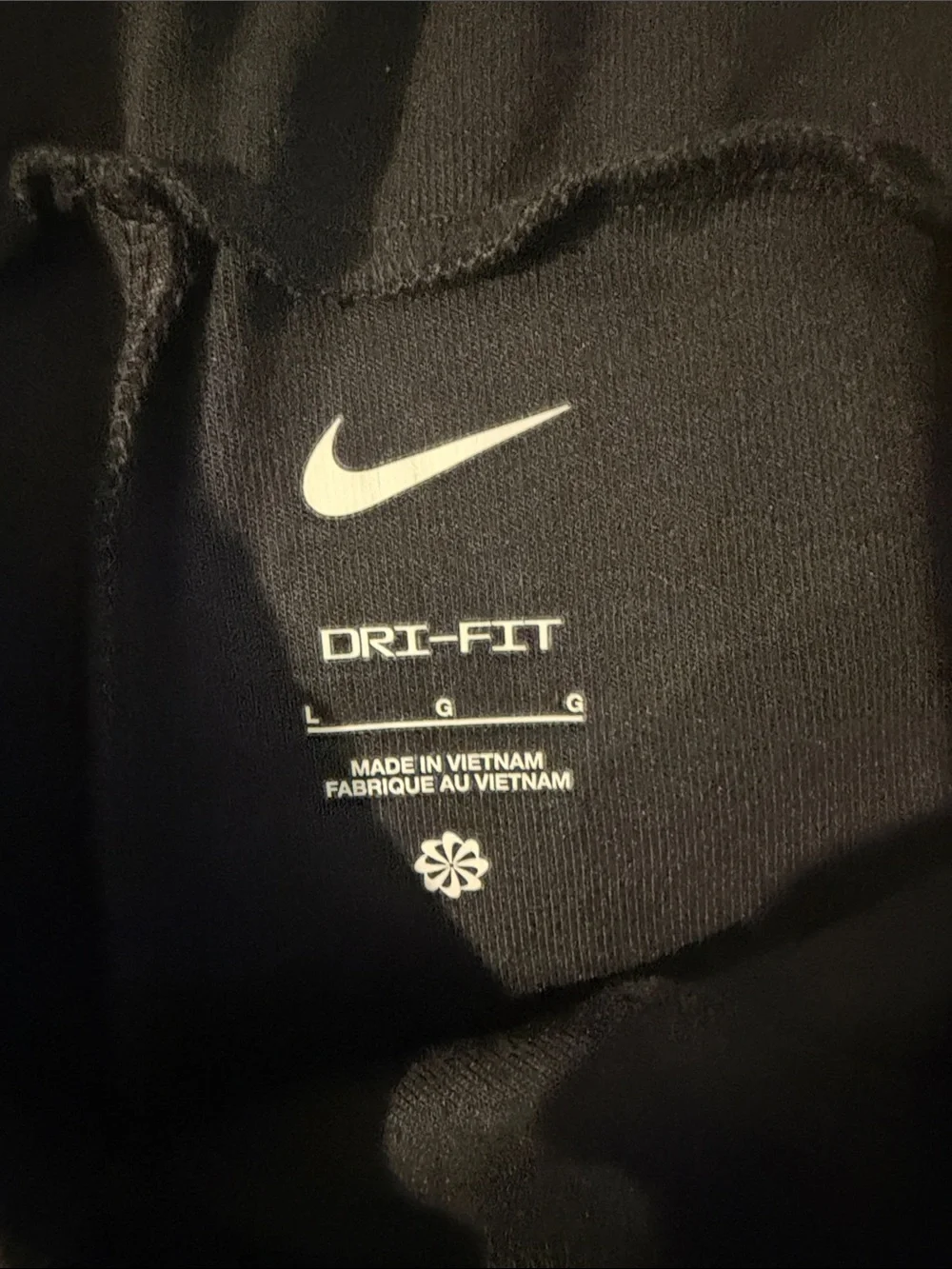 Nike Black Men's Fleece Joggers with Drawstring